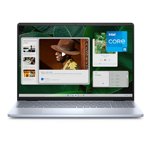 Dell Inspiron 16 5640 Ordenador Portátil de 16' FHD+, Intel Core i5-1334U, Intel Iris Xe Graphics, 16GB RAM, 512GB SSD, Fingerprint Reader, Windows 11, Teclado retroiluminado QWERTY Español, Ice Blue