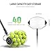 NEEWER Tennis Ball Pickleball Collector Roller, No Bending Over Quick Rolling Picker for 1.5