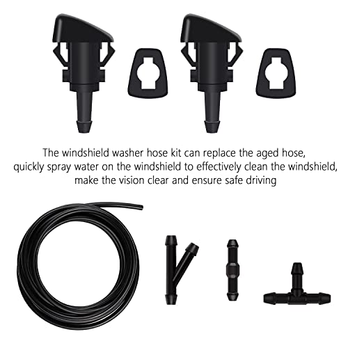 image for NHHC Windshield Washer Nozzles Hose Kit,Hose Connectors,Windshield Was
