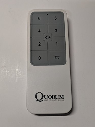 Quorum International Dc Motor Hand Held Ceiling Fan Remote Control - White - 8-9860-0