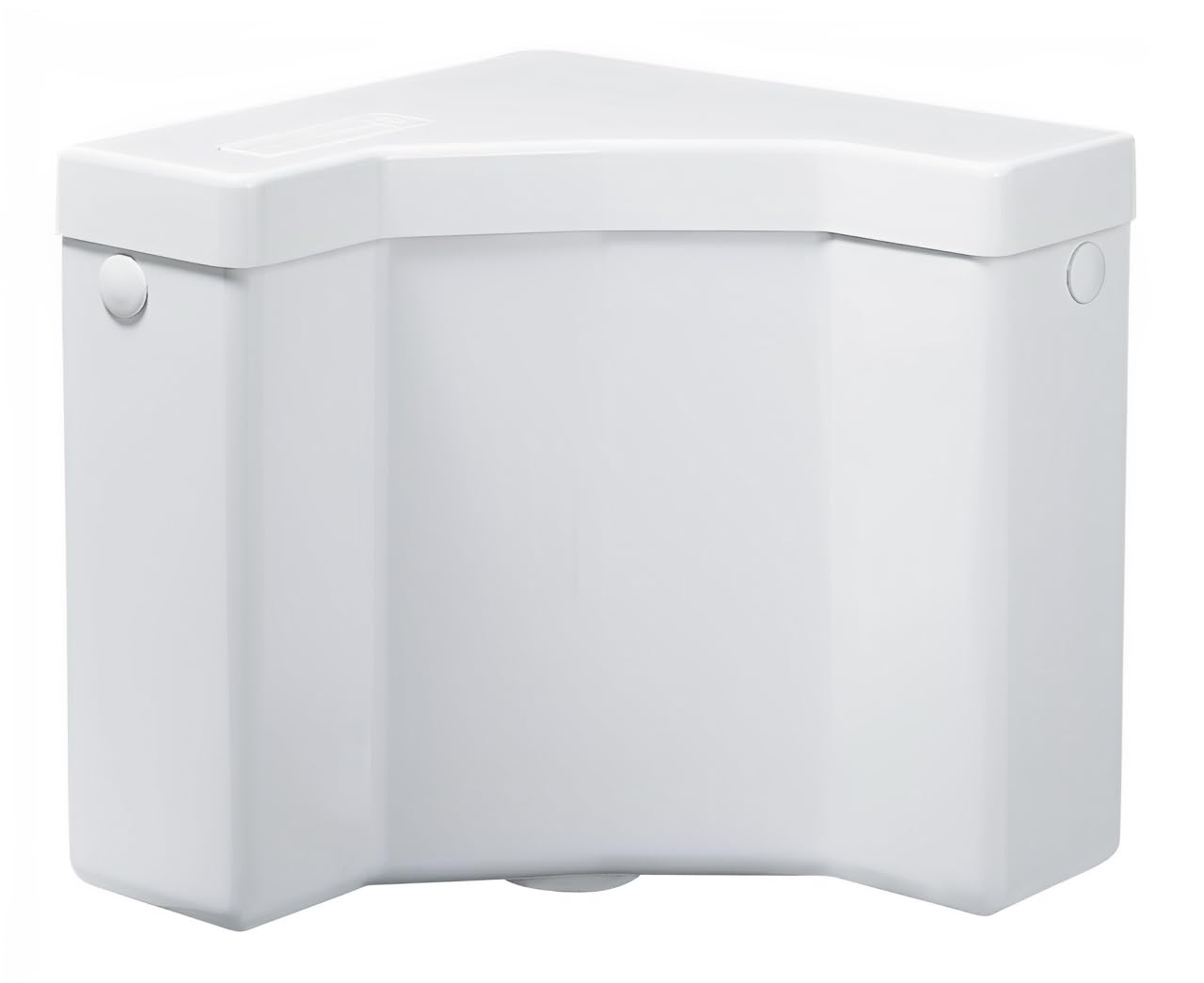 Negrari Cassetta WC Angolare ABS 9L Start/Stop Coibentata Scarico Rapido Silenzioso Bianca