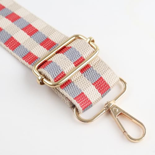 Image of Adjustable Replacement Shoulder Strap Luggage Straps Belt Crossbody Canvas Bag Handbag Purse Strap for Women (K-style 52)