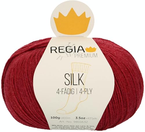 Schachenmayr REGIA Premium Silk, 9801632-00080, Farbe: Rose Red, Handstrickgarne