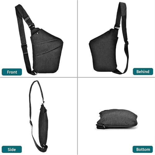 OSOCE Sling Bag for Men, Crossbody Bag Shoulder Bag for Men Anti-theft Bag for Travel Casual