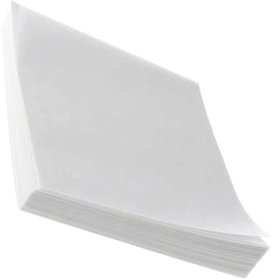 Cabilock 1500sheets Non-Absorbent Weighing Paper for Precise Scale Balance Use Smooth Texture for Sample Transfer and Laboratory Applications