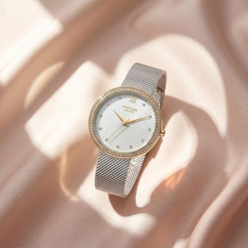 Image of Sonata Poze 9 with Quartz Analog Watch for Women