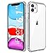 Produktbild wsky Transparent Kompatibel mit iPhone 11 Hülle, Ultradünn TPU Silikon Anti-Gelb Handyhülle Case, Kratzfest Durchsichtige Schutzhülle, Hohe Qualität Weich Stoßfest iPhone 11 Handy Hülle - Klar