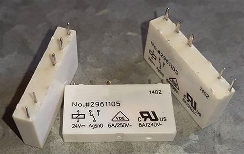 Relé 5 pines CONTACTO No 2961105 de 24V y 6A para automatización industrial
