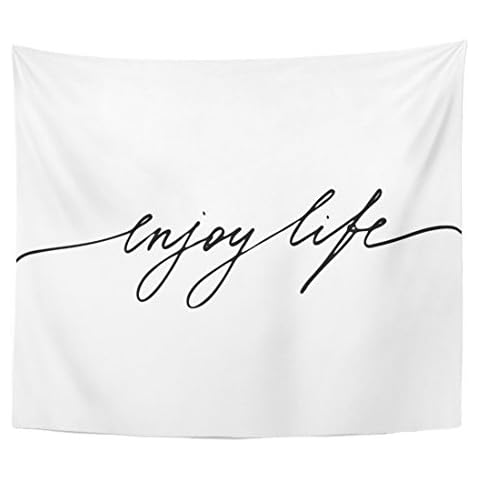 Breezat Vintage Handwritten Wall Tapestry Cover