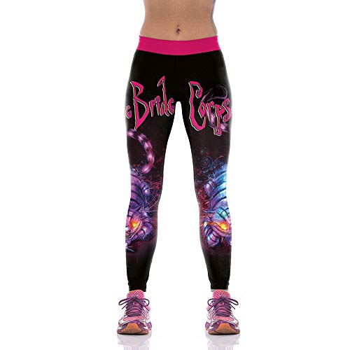 Leggings de yoga con talle alto y compresión moldeadora de figura con diseño estampado