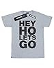 Absolute Cult Ramones Women's Hey Ho Let's Go Boyfriend Fit T-Shirt Sport Grey Large #1