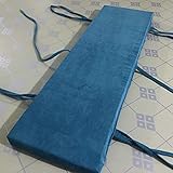 Cojín de banco largo para silla al aire libre, 60 x 30 x 3 cm)