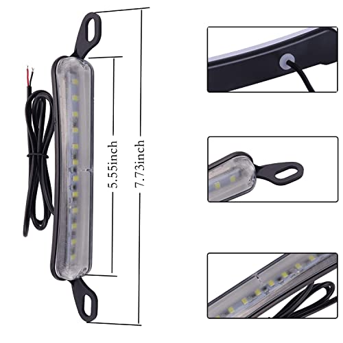 Livtee License Plate Light, Extremely Bright Led License Plate Lights Assembly For Trailer Utv Atv Truck Rv Boat, Xenon White(6000K) #TOP1
