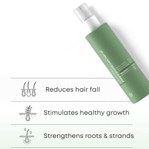 Image of Truth Be Told Herbal Hair Oil for Hair Fall Control & Growth | Bhringraj & Rosemary Scalp + Strand Care | Strengthens Roots, Reduces Breakage & Revives Dull Hair | Natural, Paraben-Free, Made in India