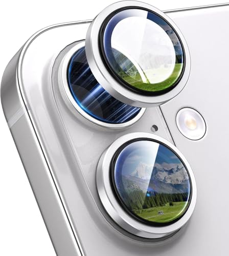 Image of for iPhone 17 Camera Lens Protector Original Individual Lens Screen Protector | 9H Hardness, Scratch-Resistant, Case Friendly (Silver)