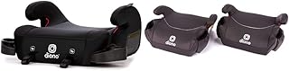 Diono Solana 2 2022, XL Lightweight Backless Belt-Positioning Booster Car Seat, 8 Years 1 Booster Seat, Black & Solana 2022, No Latch, Pack of 2 Backless Booster Car Seats, Lightweight, Charcoal Gray