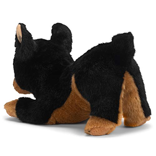 DEMDACO Doberman Pinscher Dog Black and Tan 10 inch Children\'s Soft Plush Stuffed Animal Toy - Thumbnail 4