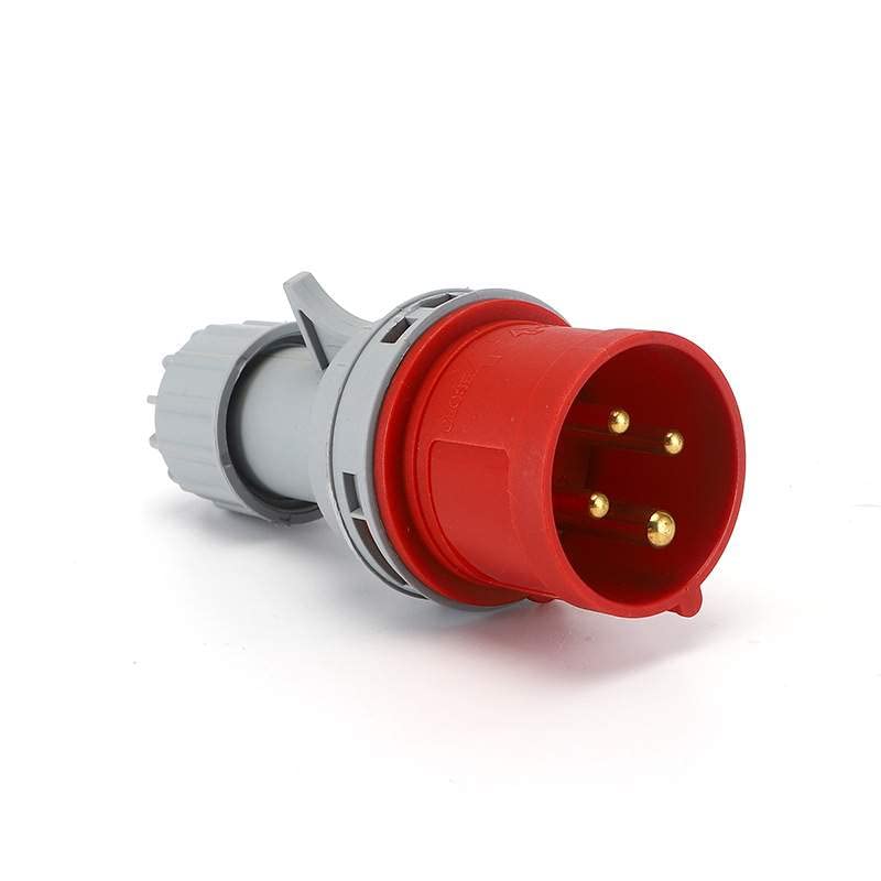 IEC60309 Waterproof CEE Industrial Connector Plug 4Pin 16A 380V-415V 3P+E IP44 (Type-1）