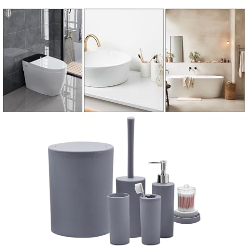 Cubo de basura para baño y dispensador higiénico que elimina el desorden del lavabo 5