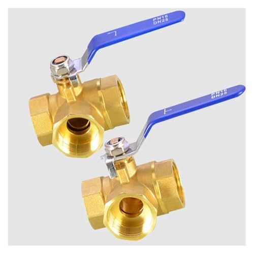 1PC Three Way Ball Valve T-Type L-Type 1/4