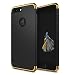 iPhone 7 Plus Case, idutou 3-in-1 Sleek Thin and Slim Fit Hard Shell Cover Case with 3 Detachable Parts for Apple iPhone 7+ Only, Chrome Gold and Matte Black (5.5 Inches) 2016 (Black/Gold)