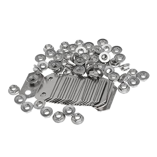 Nickel Plated, Copper Bus Bars and Stainless SS Nuts Set for Hybrid Battery for Toyota for Prius V for Lexus CT200h 04 05 06 07 08 09 10 11 12 13 14 15 16 17 (Improved Model)