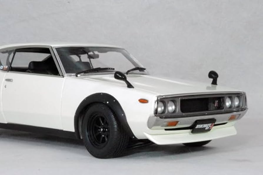 京商 1/18スカイラインGT−R ケンメリ KPGC110 ホワイト IG1843 1/18 Nissan Skyline 2000 GT-R (KPGC110) White | LINE