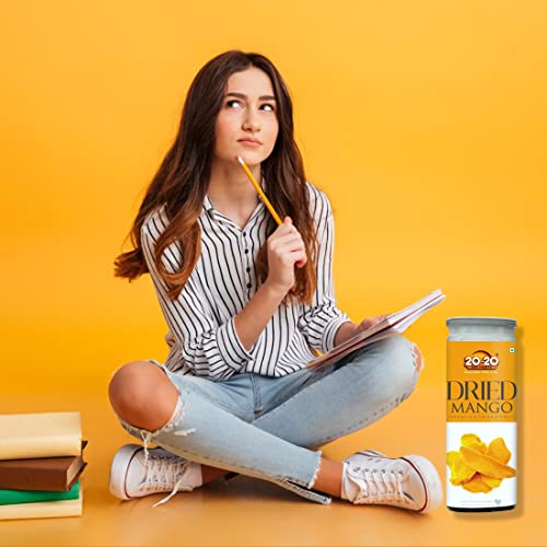 Image of 20-20 Dry Fruits Dried Mango Jar 200g| Dehydrated Fruit | Rich in Vitamins A & C | Supports Immune Health & Digestive Wellness | Vegan | No Preservatives| No Added Sugar