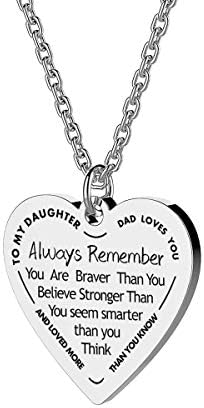 Daughter Necklace Inspirational 
