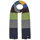Stetson Velcano Strickschal mit Kaschmir Schal Wollschal Damenschal Herrenschal Damen/Herren - Made in Italy Herbst-Winter - One Size bunt
