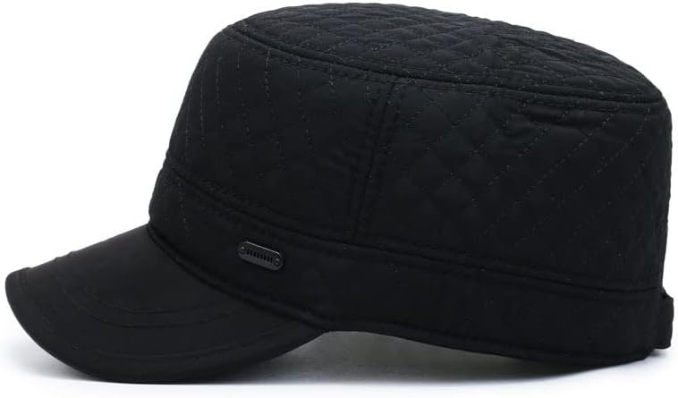 FASHIXD Winter Hats with Earflaps for Men Military Cadet Hat Baseball Cap Hunting Trapper Hat for Cold Weather - Image 4