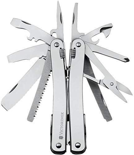 Victorinox Swiss Tool, Multiherramienta de Bolsillo Suiza, Multifunción, 26 Funciones, Alicate multiuso de punta fina, Bloqueable
