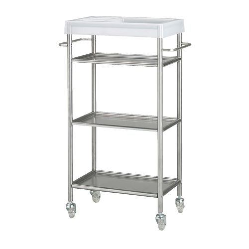 IKEA GRUNDTAL Stainless Steel Trolley : Amazon.nl: Home & Kitchen