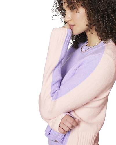 Image of Florence by Mills Women's Bright Like Color Tipped Pullover Sweater