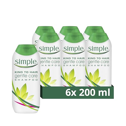 Simple Kind to Hair Gentle Care Shampoo 200 ml Pack of 6