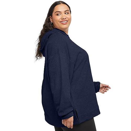 Hanes EcoSmart Plus Size Fleece Hoodie, Midweight Sweatshirt for Women, Kanga Pocket3