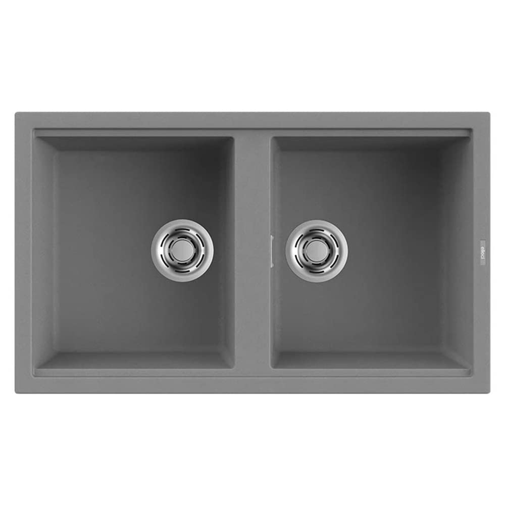 ELLECI LMB45073 | Lavello da incasso METALTEK BEST 450 | Colore : Titanio
