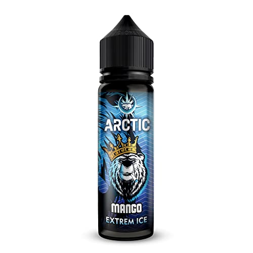 MANGO Extreme ICE. E-Liquid mit natürlichem Mango-Geschmack sehr cool - ohne Nikotin oder Tabak - für elektronische Zigaretten. Verkauf an Minderjährige unter 18 Jahren verboten (1X50ML) Cover