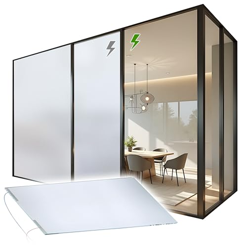 Película inteligente adhesiva para ventana PDLC 31.5 x 24.5 in miniatura 1