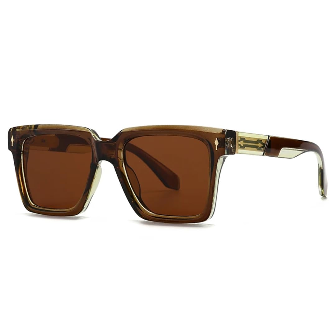 Männliche Pilotenbrille Retro-Rahmen Sonnenbrille