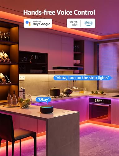 Lepro SE1 AI Smart LED Strip Light 10M RGB, Works with Alexa & Google Assistant, Music Sync, Colour Changing RGB Lights, Personalized AI Lighting Designer, Bluetooth & 2.4GHz WiFi, App Voice Control - Image 6