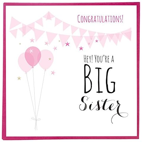 Claire Giles Big Sister Baby Card Cover