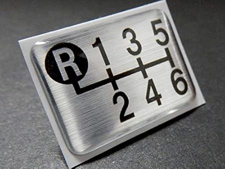 Amazon Tuningfan シフトパターンエンブレム 左上リバース 6速mt車用 Nd5rc Zn6 Spe A601 シフトノブ 車 バイク