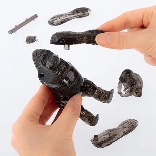 BePuzzled, Gorilla and Baby Original 3D Crystal Puzzle, 48 Piece Brain Teaser, Collectible Display Puzzle for Kids & Adults Ages 12+ by Bepuzzled - Used condition - Image 6