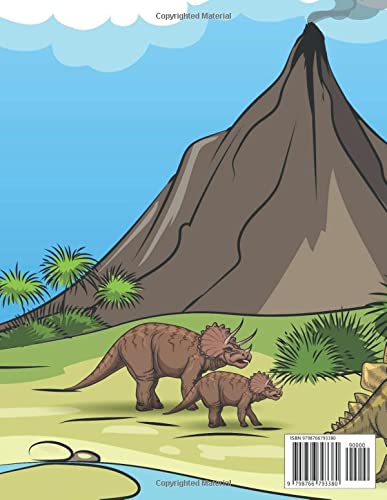 Miniatura 2 de Dinosaur Adult Coloring Book Amazing Coloring Book With 50+ Premium Quality Illustrations For Adults To Relax And Relieve Stress