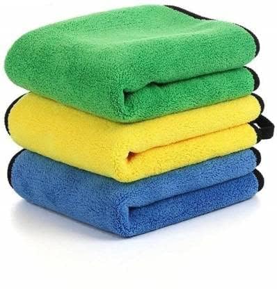 KBS Microfiber Cleaning Cloths for Face Towel Soft Napkin 40x40cms 400 GSMSmall for Men Workout Sports Gym Home, Kitchen, Bathroom Cleaning Accessories Items (Pack of 1) 2 41eV6jf30fL