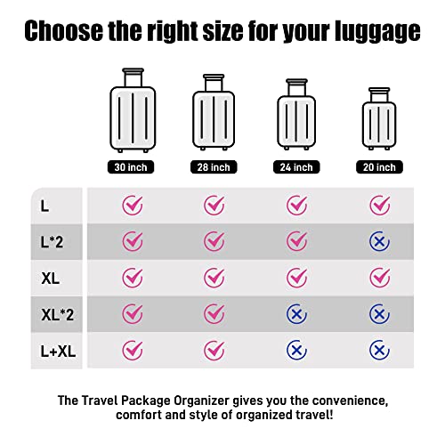 Twira Portable Hanging Travel Shelves Bags, Suitcase Organizer, Packing Cubes For Travel, Carry-On Closet Insert, Large Capacity Travel Bags Collapsible 4-Shelf Travel Closet With 2 Hooks(White) #TOP4