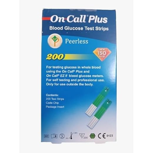 On Call Plus Blood Glucose Test Strips 200 Strips