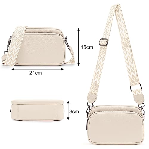 image for TIAASTAP Crossbody Bags for Women - Leather Handbags & Shoulder Bags w