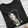 SmartyPants Amy British Singer R&B Soul Jazz Jumper - Blues Wine-House Music Design Minimalist Eco-Friendly Present Gift (XL, Black) #1